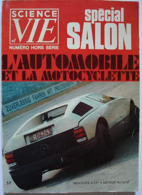 Science et Vie Spécial Salon automobile 1970 Mercedes C-111, Livres, Autos | Brochures & Magazines, Utilisé, Général, Envoi