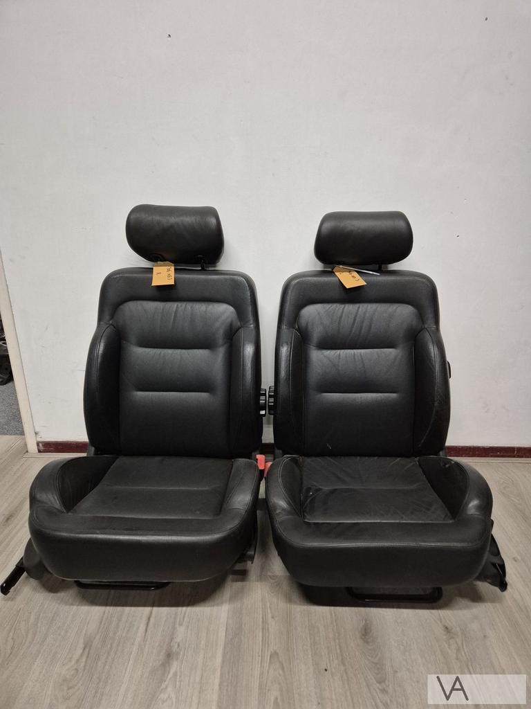 Peugeot 306 1993 - 2001 stoel zwart leer 3 deurs set €200, -, Utilisé, -, Peugeot