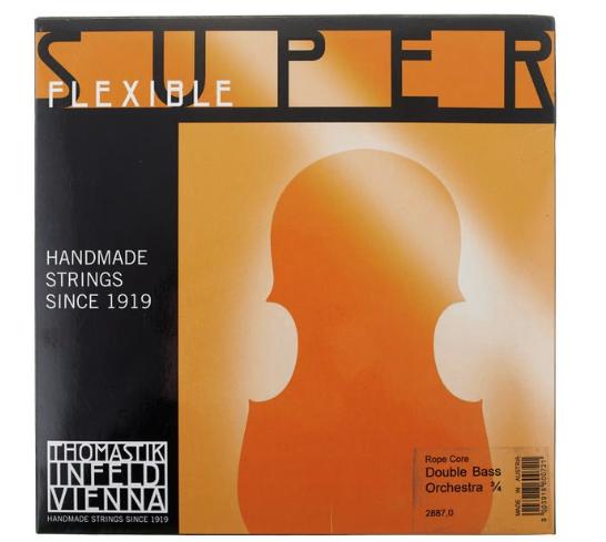 Cordes Contrebasse Thomastik 2887.0 Superflexible Bass 3/4, Muziek en Instrumenten, Snaarinstrumenten | Gitaren | Bas, Ophalen of Verzenden