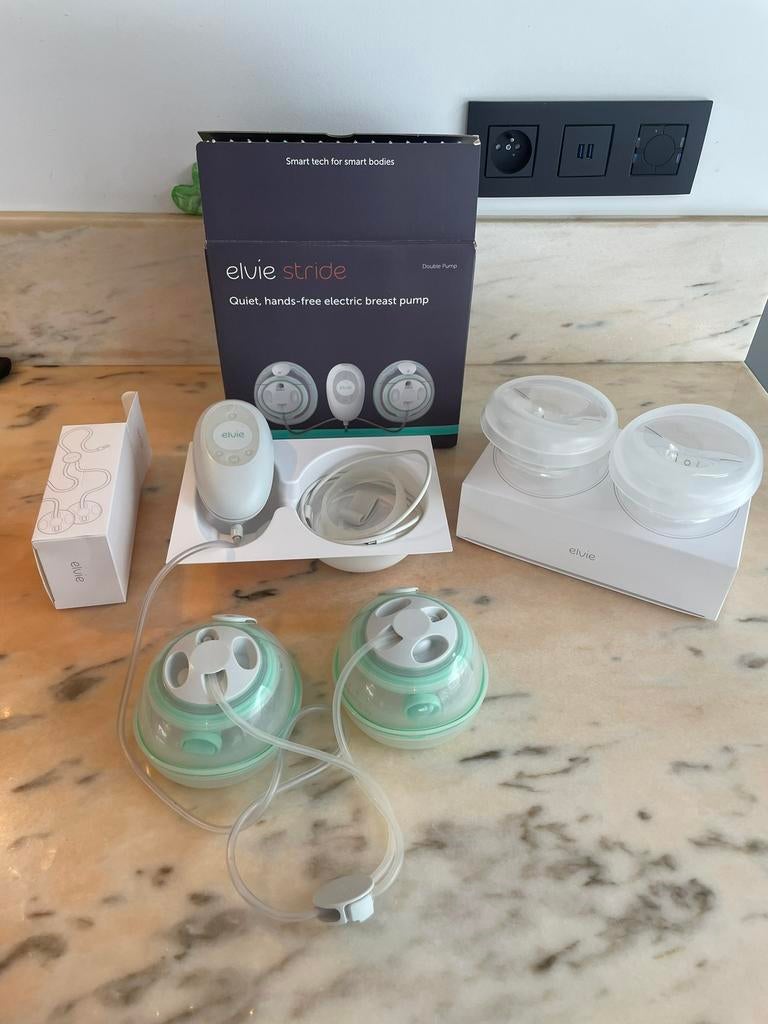 Elvie stride dubbele borstkolf, Enlèvement, Utilisé, Tire-lait