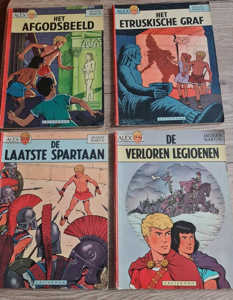 Strips Alex / tristan / Lefranc van Jacquez Martin ( 6 st.), Boeken, Stripverhalen, Ophalen of Verzenden, Gelezen