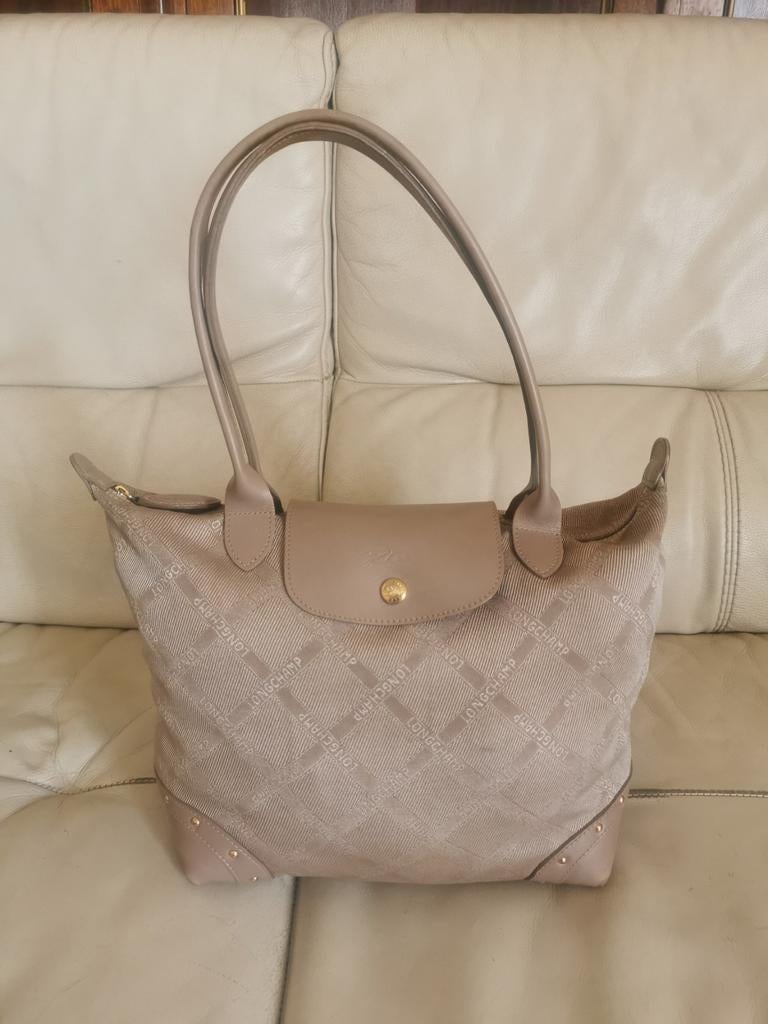 Sac à main Longchamp, Handtassen en Accessoires, Tassen | Damestassen, Ophalen of Verzenden, Gebruikt, Beige, Handtas