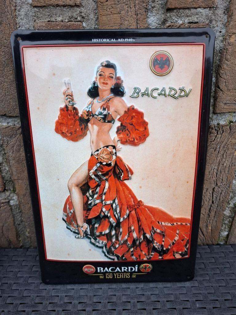 Reclamebord Bacardi, Verzamelen, Merken en Reclamevoorwerpen, Nieuw, Reclamebord, Ophalen of Verzenden