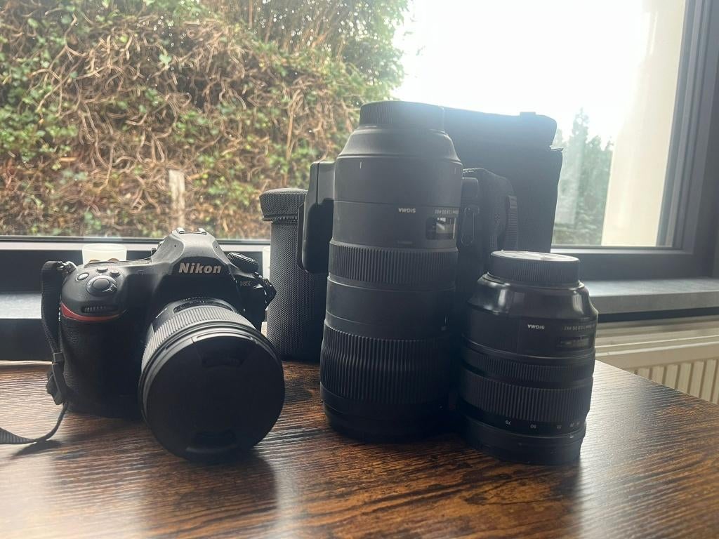 Nikon D850 + 3 Sigma objectieven, 45 Mégapixel, Comme neuf, Enlèvement, Nikon