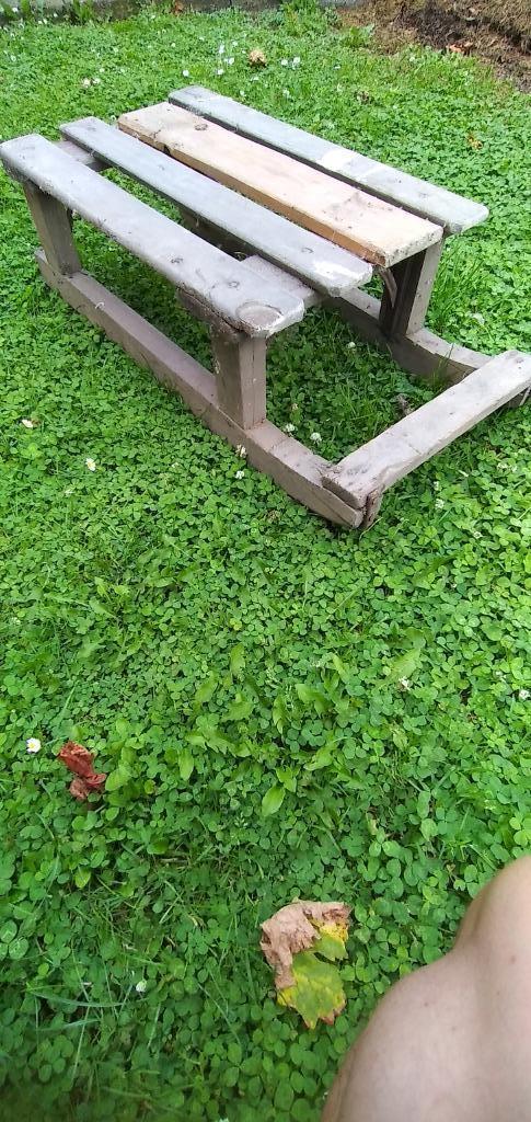 Vieille luge en bois, Enlèvement, Utilisé, Bois