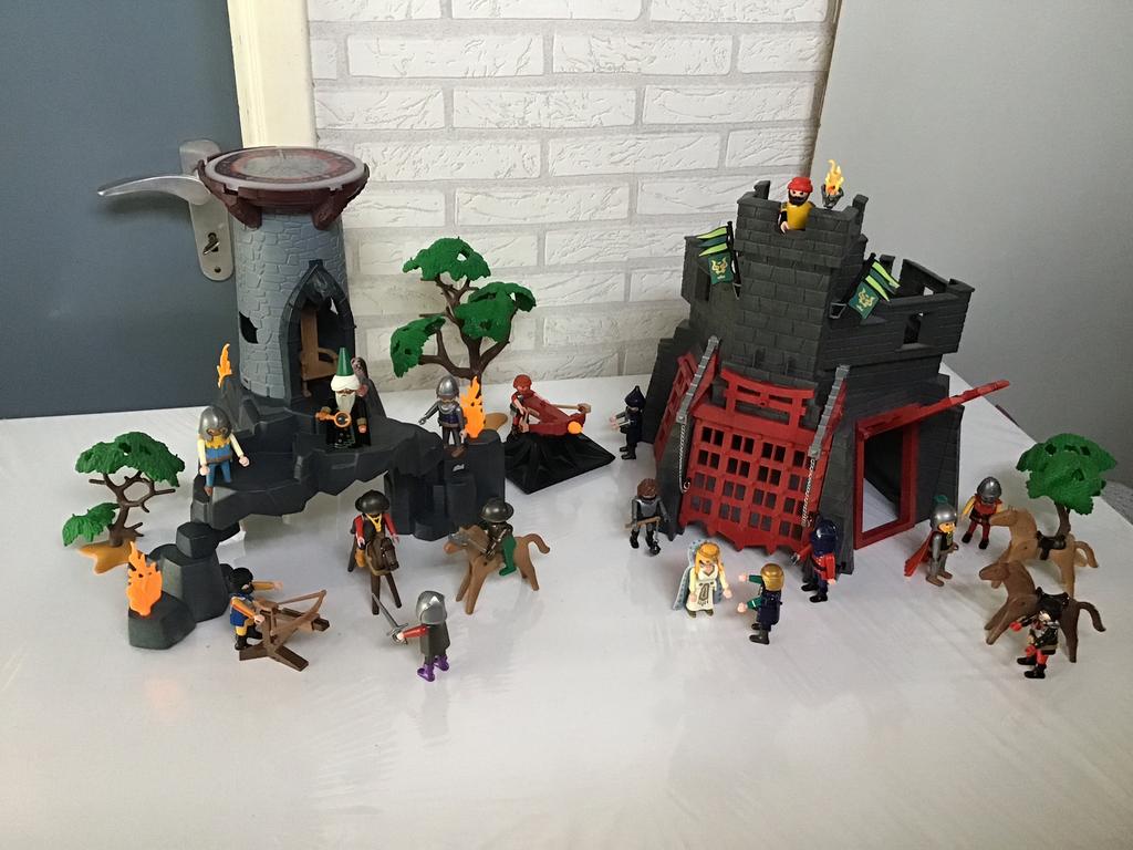 Playmobil toren en kasteel, Kinderen en Baby's, Speelgoed | Playmobil, Zo goed als nieuw, Ophalen of Verzenden