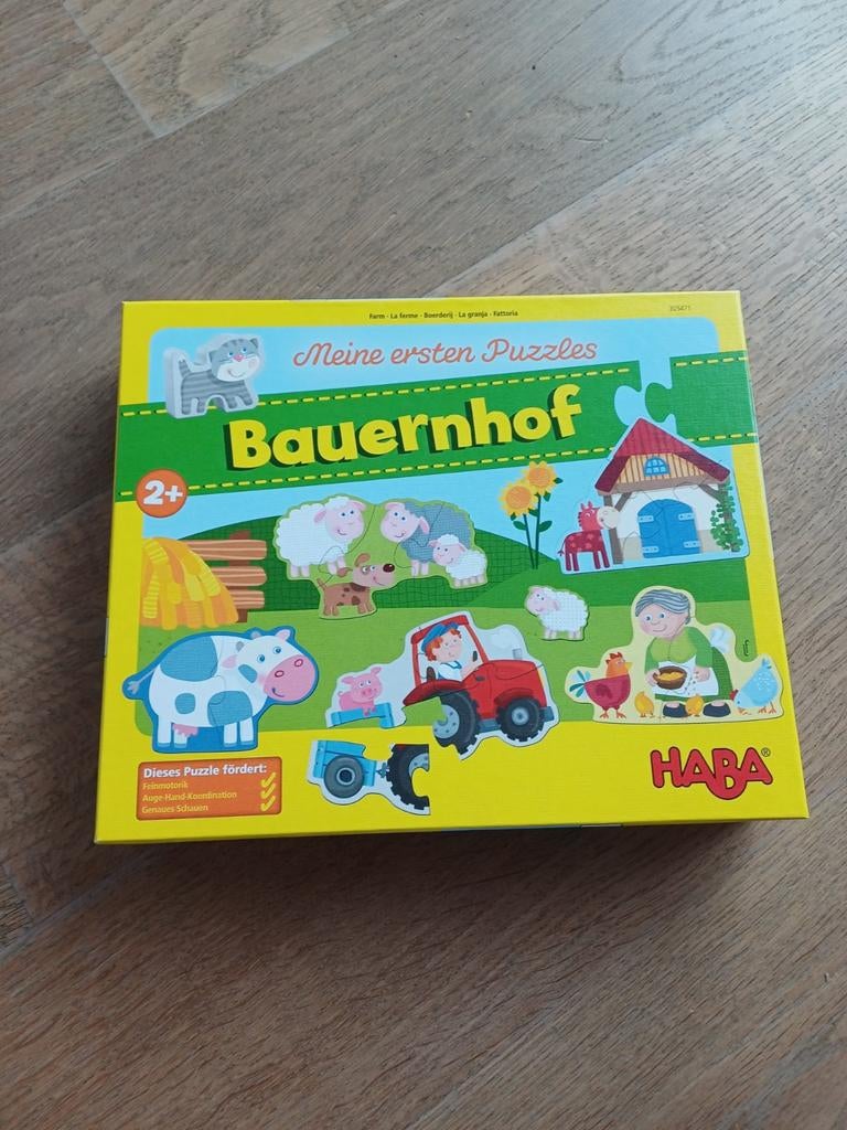 Haba puzzel 2+, Ophalen, Minder dan 10 stukjes, Zo goed als nieuw, 2 tot 4 jaar