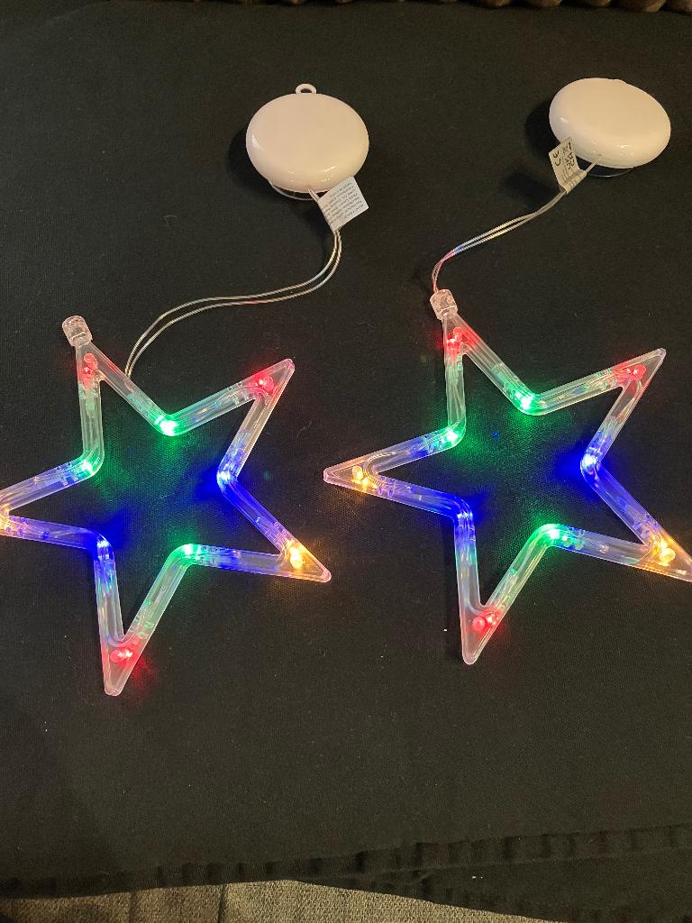 2 lichtsterren, Ophalen of Verzenden, Zo goed als nieuw