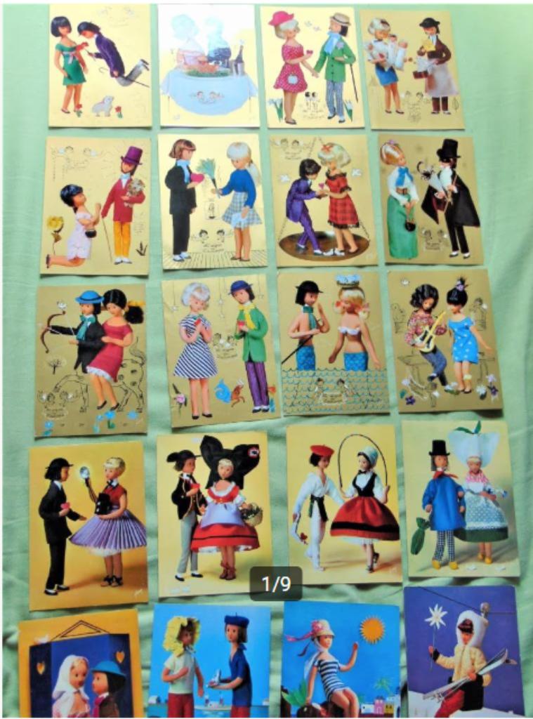 Cartes « Les amoureux de Peynet «, Enlèvement ou Envoi, 1960 à 1980, Non affranchie, Autres thèmes