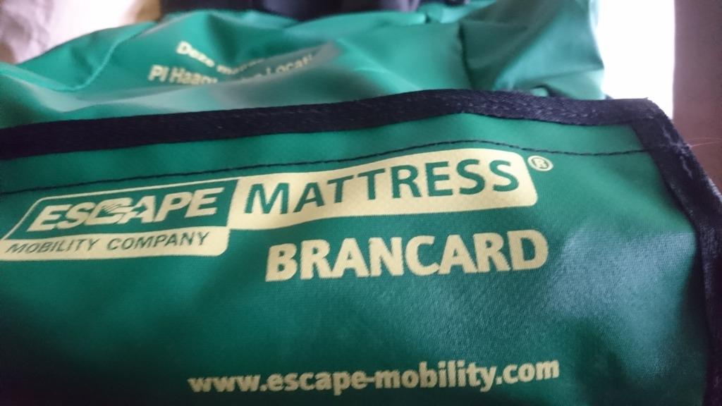 Escape mattrass brancard evacuatiematras, Diversen, Verpleegmiddelen, Ophalen, Zo goed als nieuw