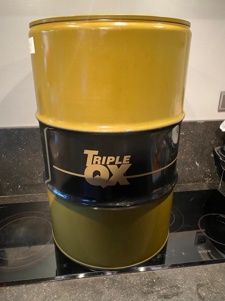 olieblik 60 liter TRIPLE QX wondermooi, Ophalen, Zo goed als nieuw, Overige, Overige merken