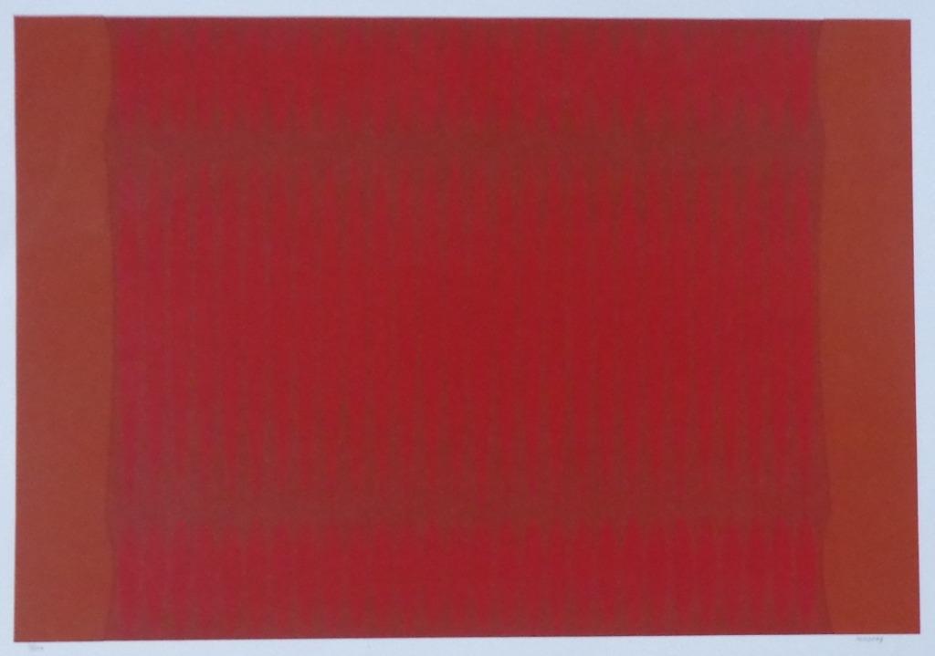 DORDEVIC MIODRAG / GEOMETRISCHE ABSTRACTIE ZEEFDRUK 70x100cm, Antiquités & Art, Enlèvement ou Envoi