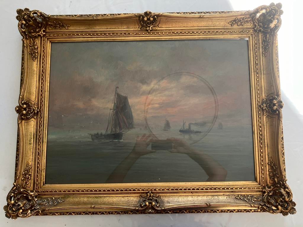 Peinture Romain Steppe, Antiquités & Art, Art | Peinture | Classique, Enlèvement