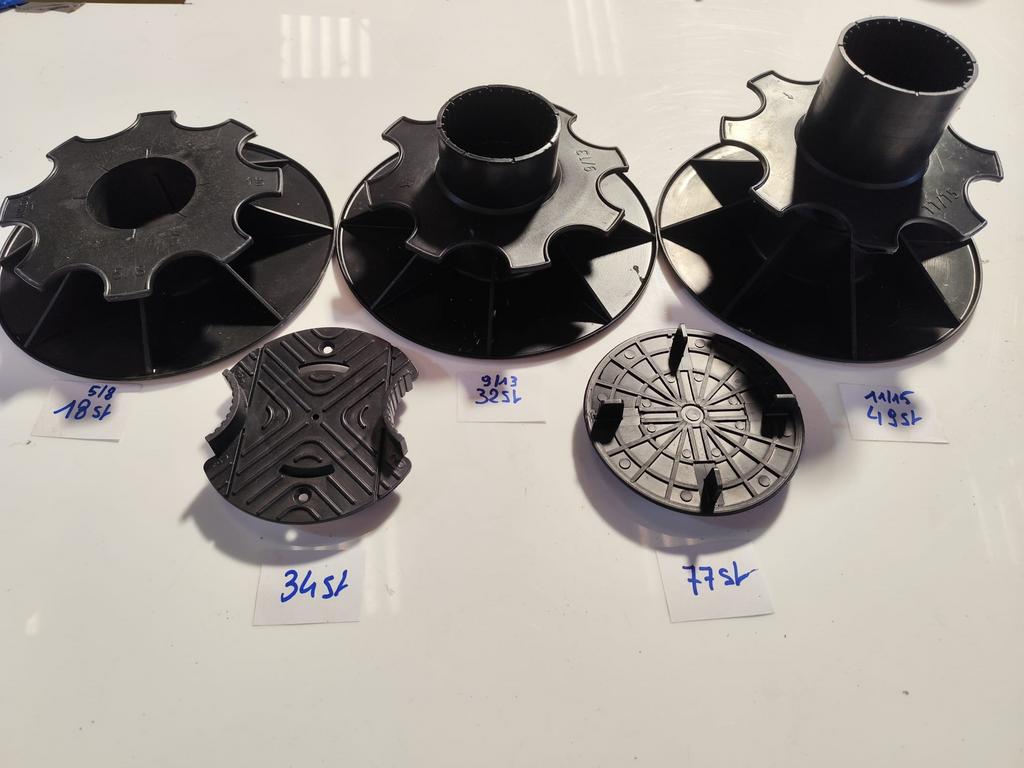 Tegeldragers 153 stuks, Ophalen, Nieuw