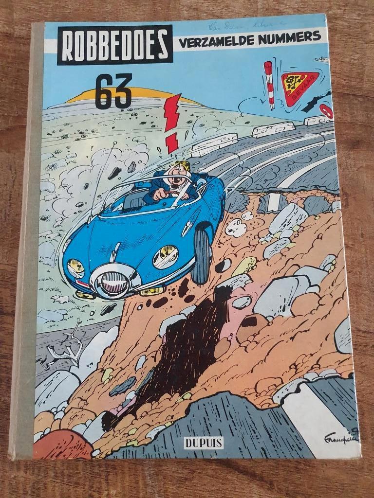 robbedoes verzamelde nummers nr 63 Dupuis jaar 1957 H-C ., Boeken, Stripverhalen, Gelezen, Eén stripboek, Ophalen of Verzenden