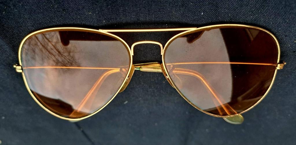 Paire de RAY BAN Vintage Pilote Aviateur Sunglasses Amber, Bijoux, Sacs & Beauté, Lunettes de Soleil & Lunettes | Hommes, Lunettes