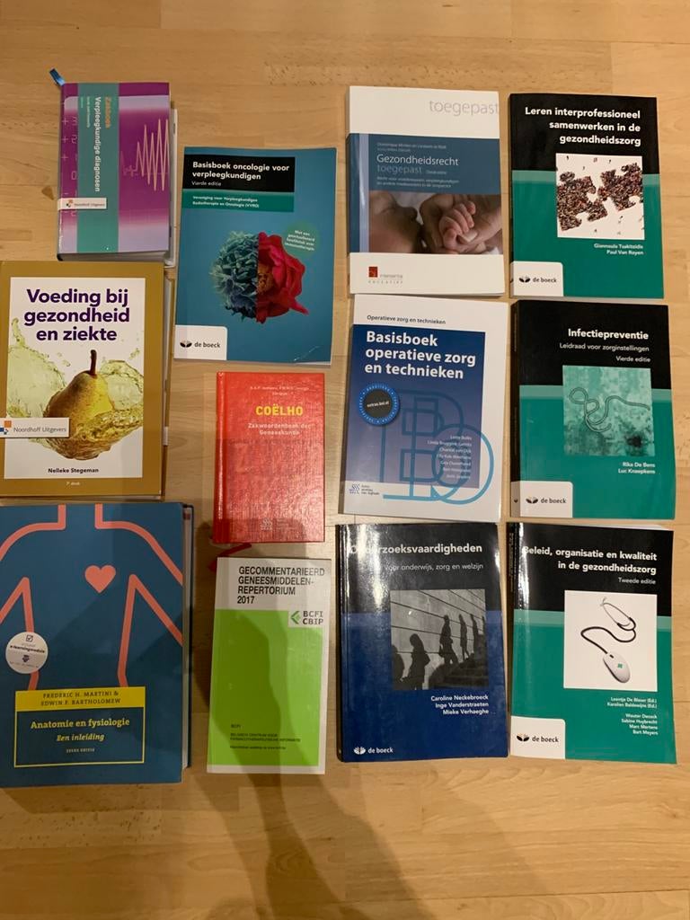 Studieboeken Bachelor verpleegkunde AP Hogeschool, Ophalen, Gelezen