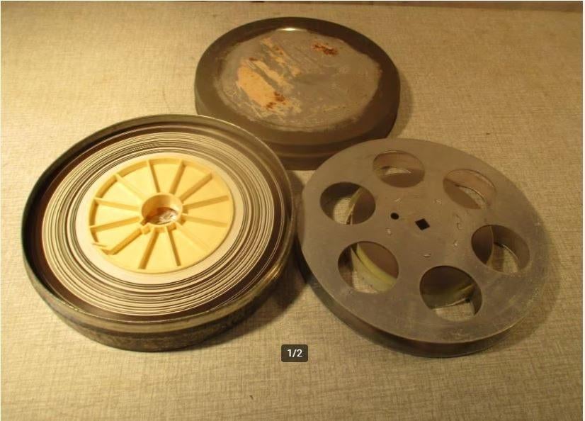 Ancien rouleau de film 16 mm - Amorces - 18 cm, Enlèvement ou Envoi, Film 16 mm