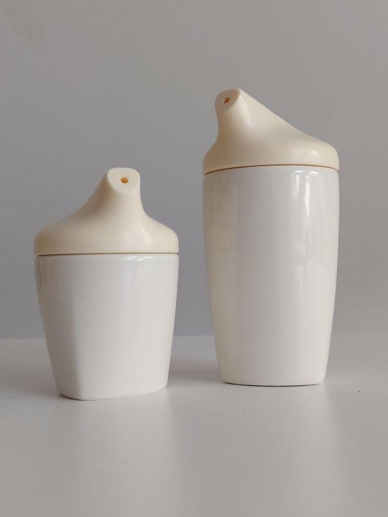 Stefan Lindfors EGO - melkkan en suikerstrooier, Ophalen, Nieuw, Porselein