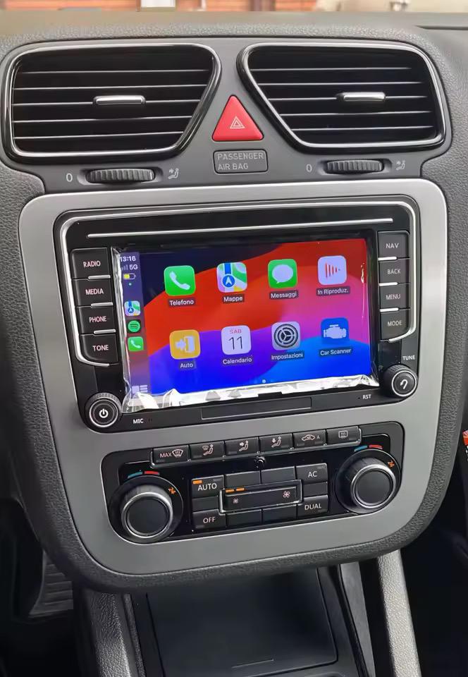 Autoradio Carplay VW SKODA SEAT, Autos : Divers, Autoradios, Enlèvement, Comme neuf