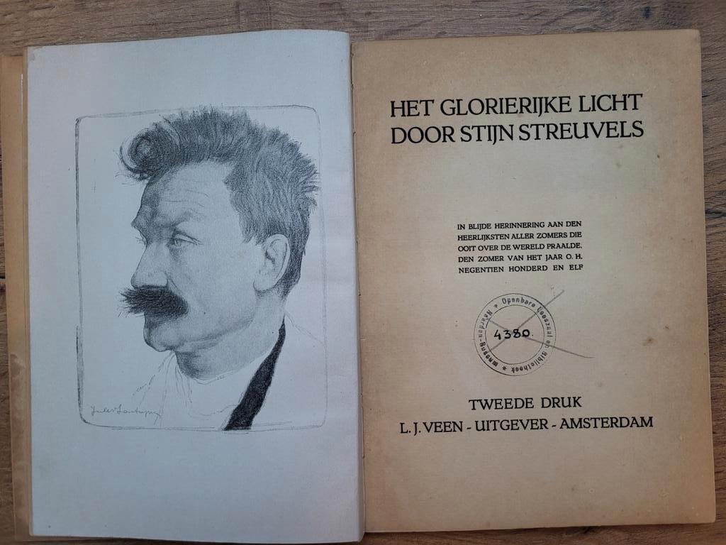 Stijn Streuvels  - Het glorierijke licht - 2de druk - 1919, Enlèvement ou Envoi, Utilisé