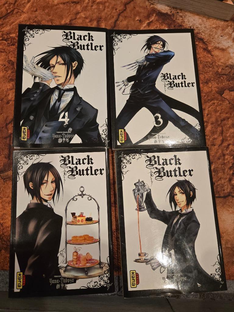 Black butler - manga - tome 1 à 4, Boeken, Meerdere stripboeken, Ophalen, Nieuw