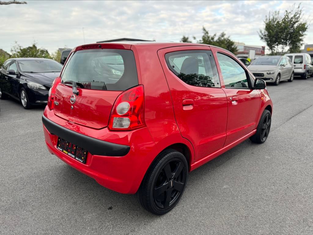 Nissan Pixo 1.0 benzine | Keuring + Carpass | Garantie |, Autos, Rouge, Achat, 50 kW, Entreprise