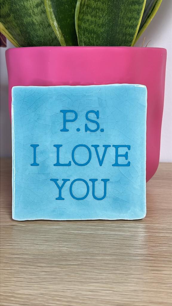 Tegel met tekst, Ophalen of Verzenden, Nieuw