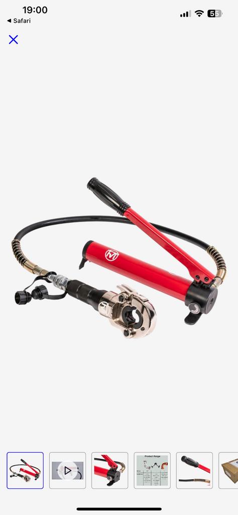 Verhuur perstang, Doe-het-zelf en Bouw, Gereedschap | Handgereedschap, Ophalen, Zo goed als nieuw