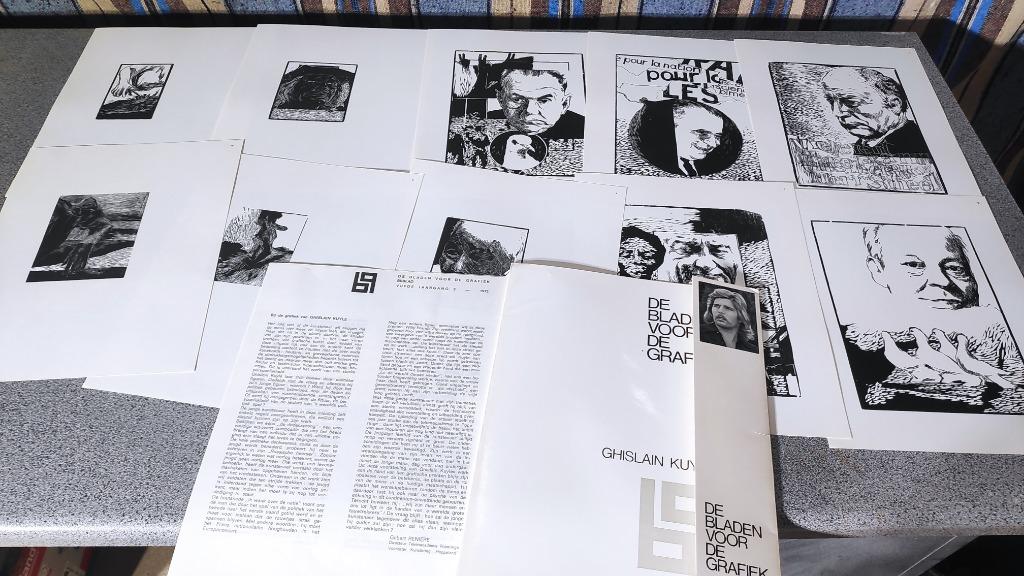 De bladen voor de grafiek Ghislain Kuyle, Ophalen of Verzenden, Zo goed als nieuw