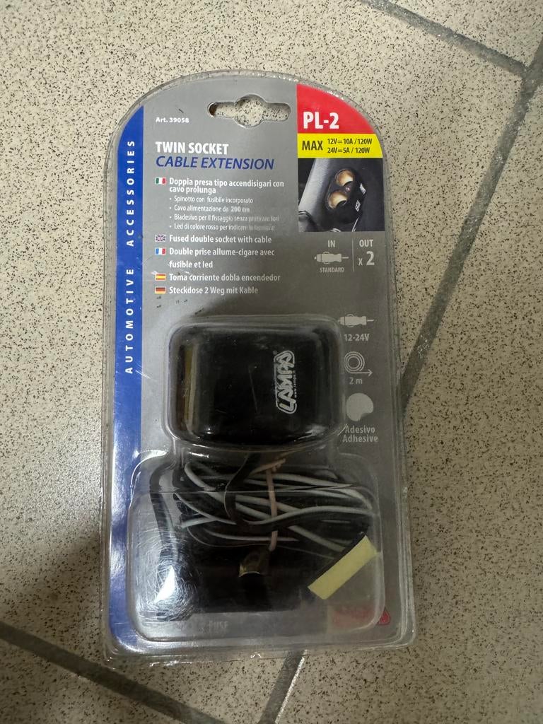 Prise double allume cigare, Enlèvement, Comme neuf