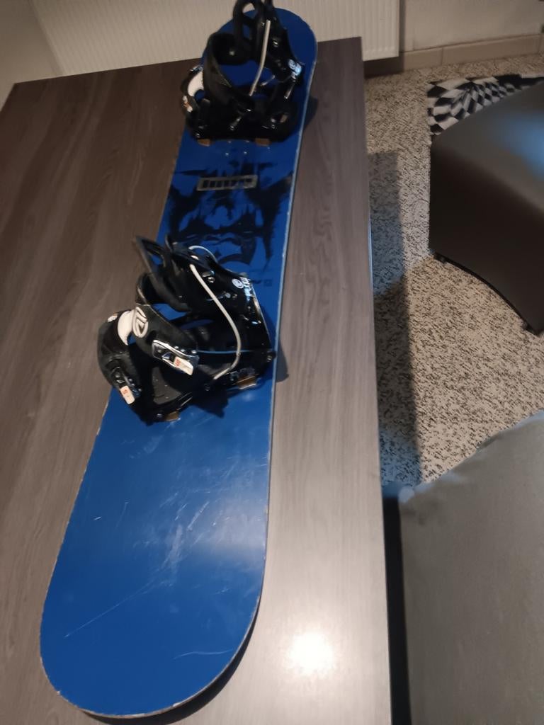 Snowboard 159 lengte met flow instap bindingen xl, Sport en Fitness, Snowboarden, Ophalen, Board