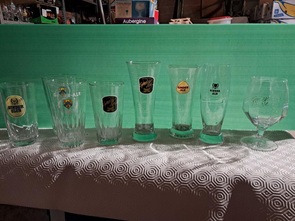 Ginder Ale glazen, Ophalen of Verzenden