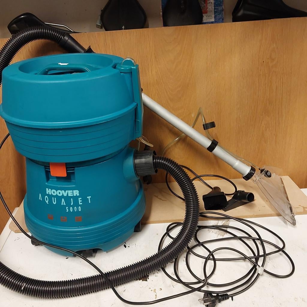 Hoover Aquajet 5000, stofzuigen, dieptereiniging, Ophalen, Waterstofzuiger