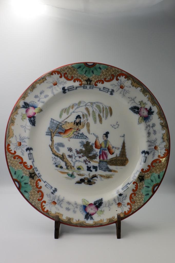 P. Regout & Co Maastricht - bord TIMOR, Antiquités & Art, Antiquités | Céramique & Poterie, Enlèvement ou Envoi