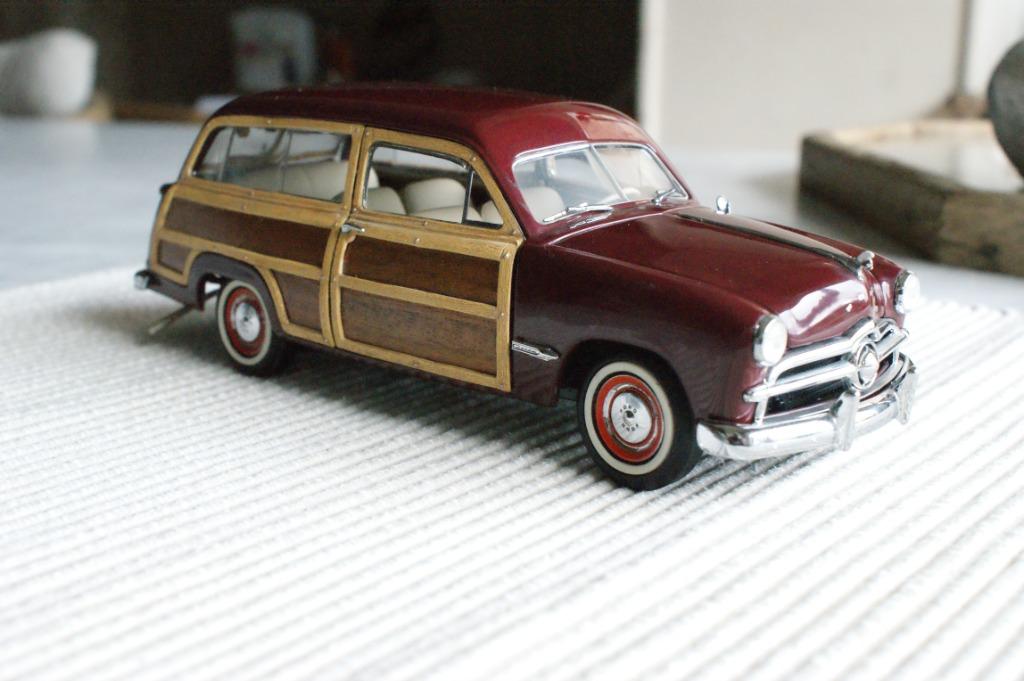 Ford Woody, 1949, pause, Franklin Mint 1:24, Hobby & Loisirs créatifs, Enlèvement ou Envoi, Comme neuf, Voiture, Autres marques