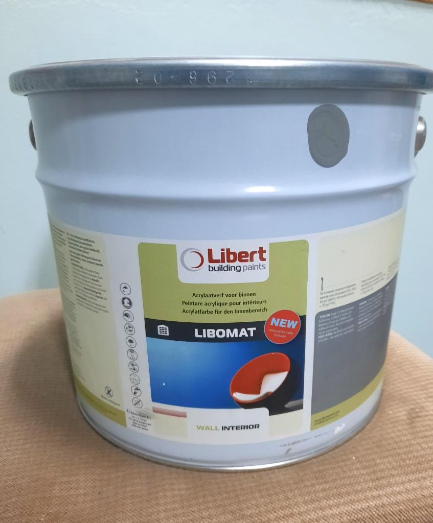 verf, Doe-het-zelf en Bouw, Ophalen, 5 tot 10 liter, Grijs, Verf