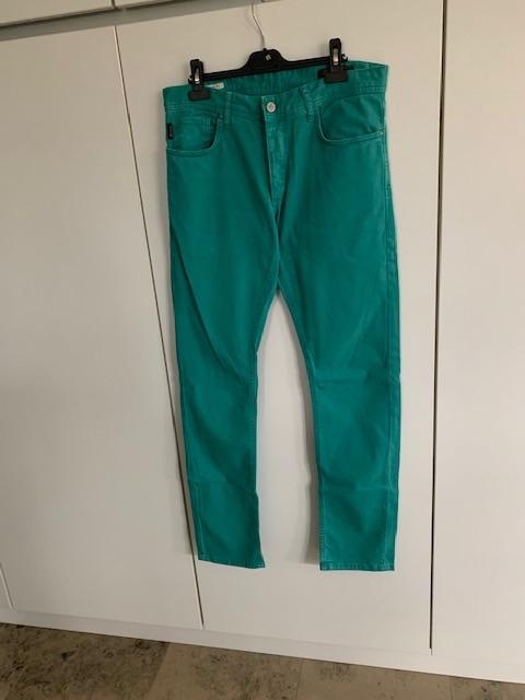 JACK & JONES groene jeans met knopen (slim fit): maat 33, Kleding | Heren, Spijkerbroeken en Jeans, Overige kleuren, Ophalen of Verzenden