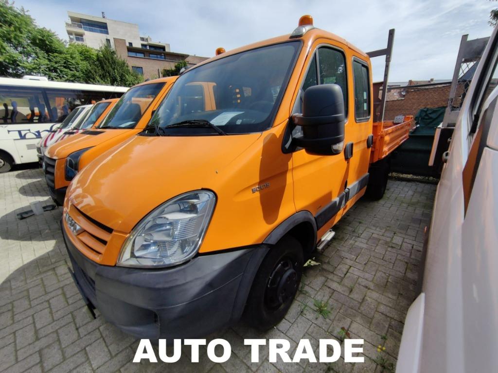 Iveco Daily 1ste Eig.|Ex Overheid|Kipper|Kraan|Dub. Cabine, Auto's, Bestelwagens en Lichte vracht, Voorwielaandrijving, Stof, Iveco