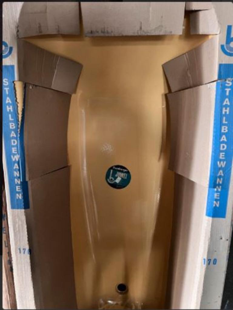 vintage ligbad 1974-1976 oude stock ongebruikt, Verzamelen, Retro, Huis en Inrichting, Ophalen of Verzenden