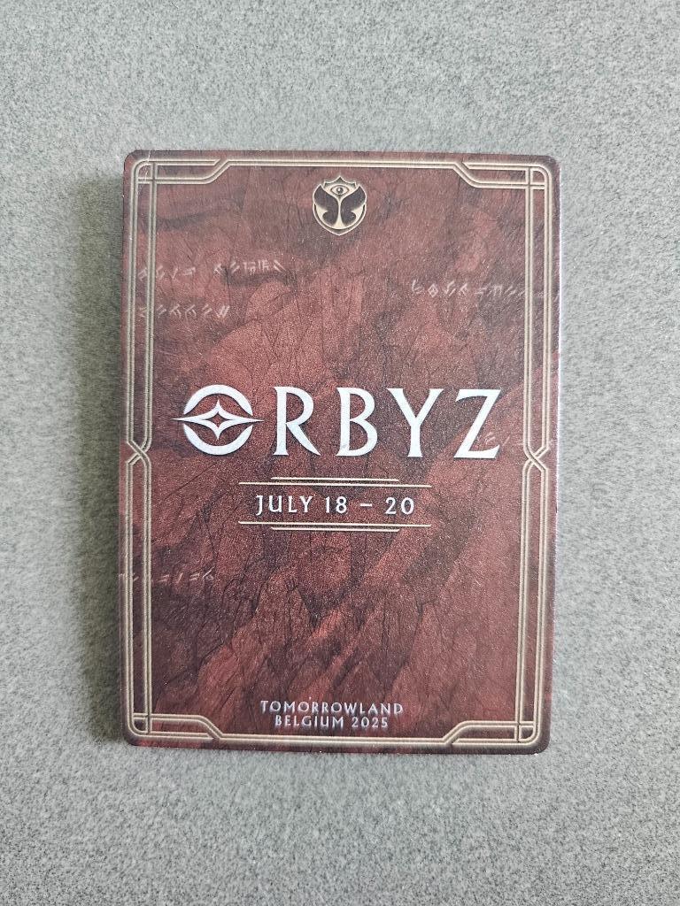 Tomorrowland - Orbyz plattegrond, Ophalen of Verzenden