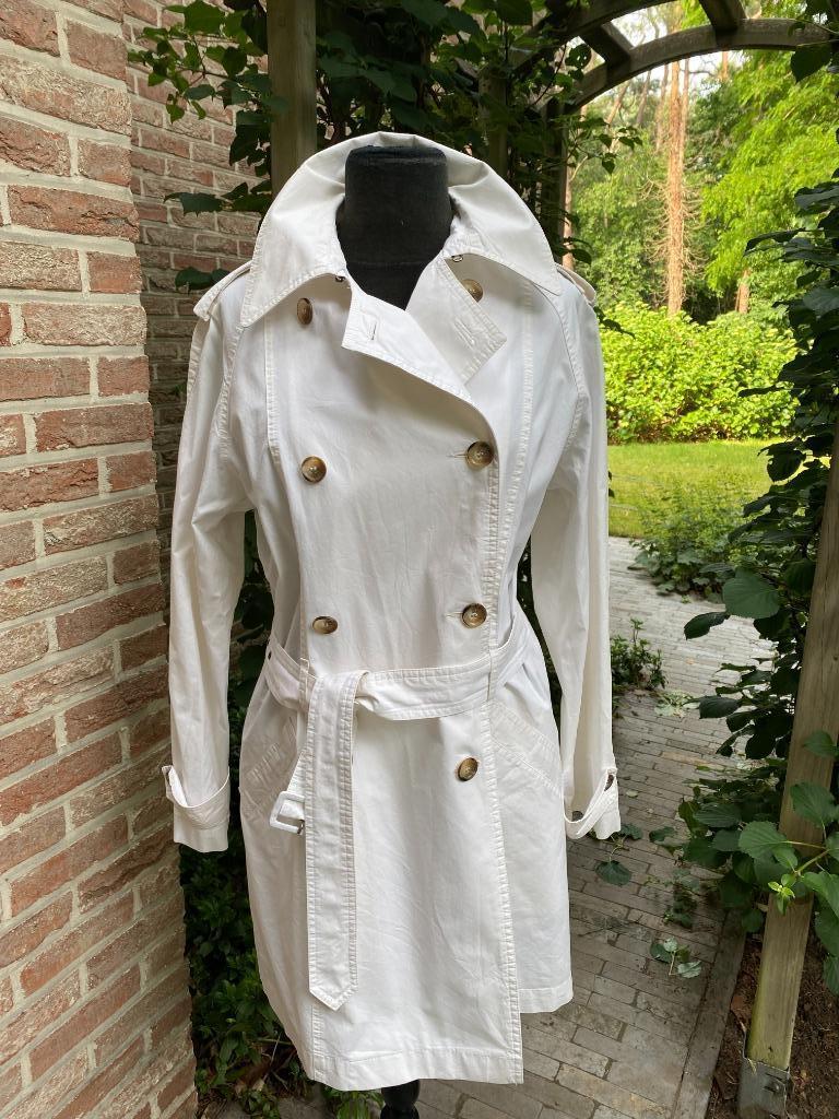 Scapa offwhite trench coat - 36, Kleding | Dames, Scapa, Beige, Ophalen of Verzenden, Zo goed als nieuw