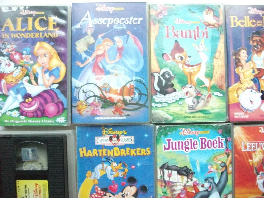 Disney tekenfilms Nederlands gesproken VHS Cassettes, Verzamelen, Disney, Zo goed als nieuw, Overige typen, Verzenden