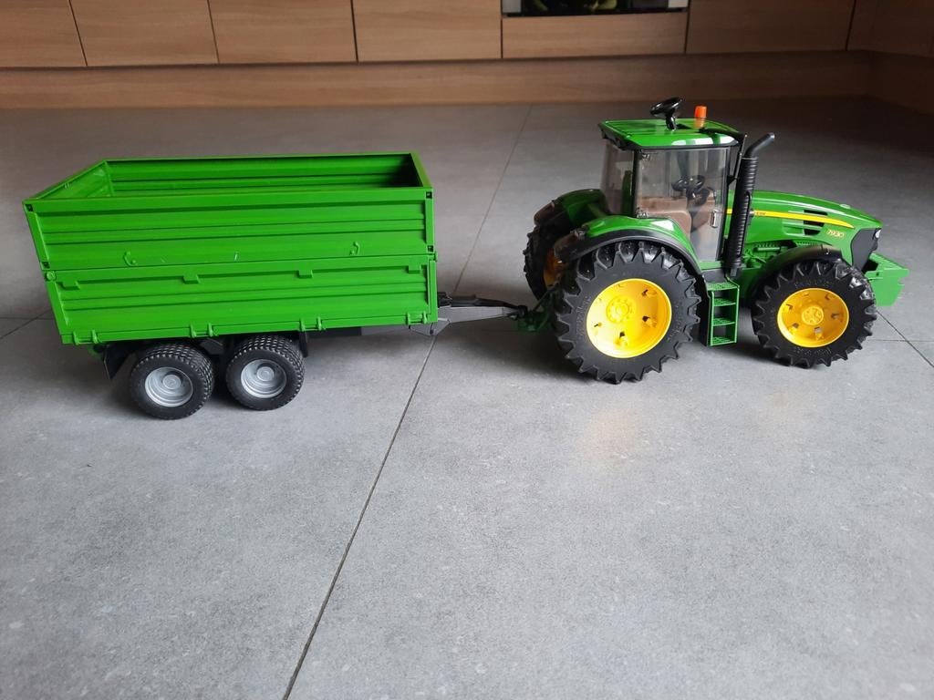 John Deere tractor 7930, met kar, Kinderen en Baby's, Ophalen