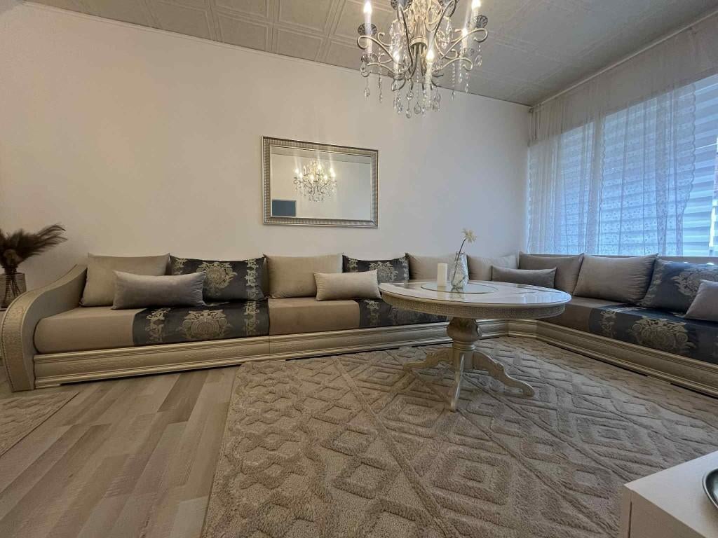 Salon marocain avec table, Maison & Meubles, Enlèvement, Comme neuf, Tissus, Orientaal