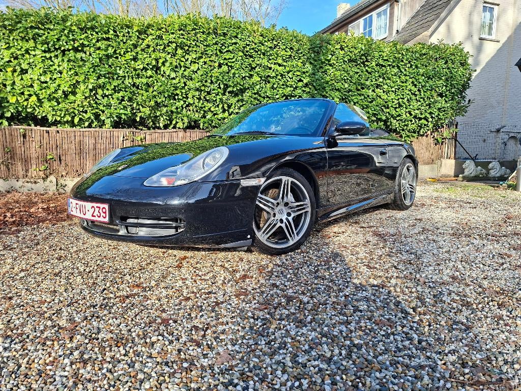 Porsche 996 cabriolet, topstaat, Autos, Achat, Cabriolet, Noir, 2 portes