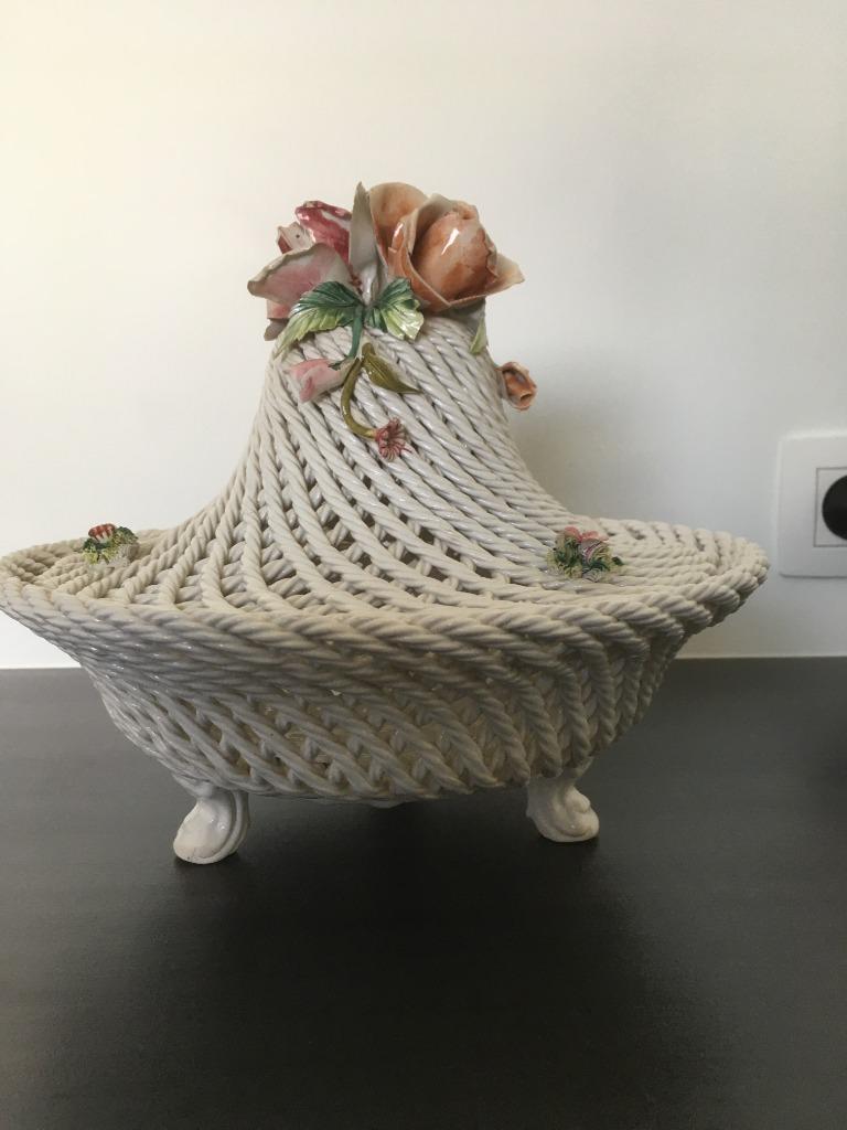 Porseleinen schaal met deksel Bassano, Huis en Inrichting, Ophalen, Gebruikt, Porselein of Keramiek, Schaal