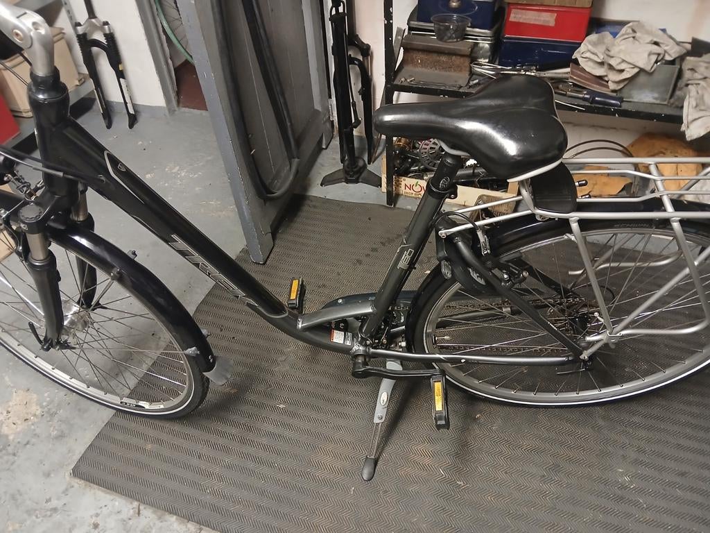 Damesfiets Trek te koop 160 euro, Fietsen en Brommers, Fietsen | Dames | Damesfietsen, Gebruikt, Velgrem, Versnellingen, 50 tot 53 cm