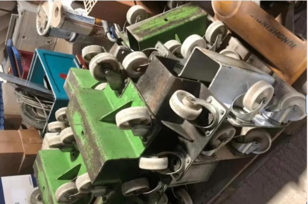 transport karren transport trolley staal industrieel, Doe-het-zelf en Bouw, Ophalen