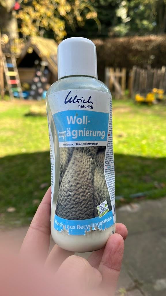 Restje natuurlijke wolimpregneer (Ulrich), Ophalen of Verzenden, Gebruikt